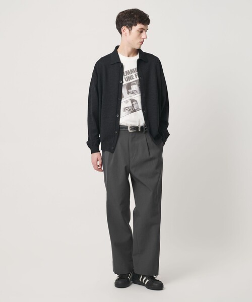 BEAUTY＆YOUTH UNITED ARROWS ワイドパンツ スラックス エアロ ツイル