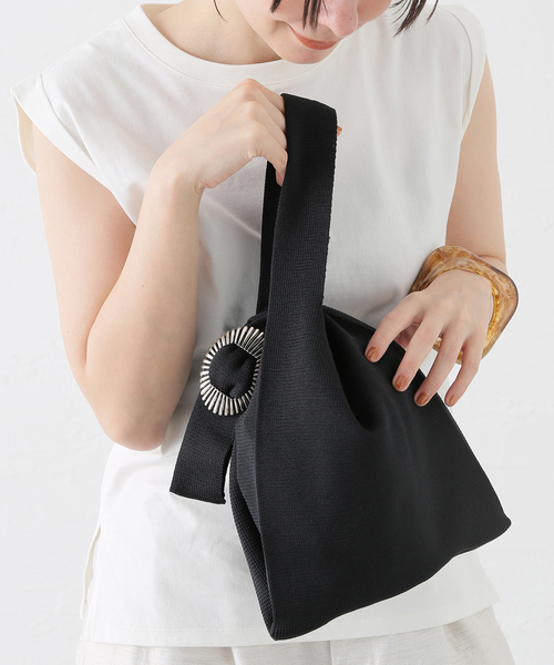 TOGA TOO ハンドバッグ TOGA TOO/トーガトゥ Concho knit bag バッグ