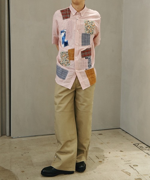 AFB（エーエフビー） チノパン STUDDED WIDE PANTS メンズ レディース