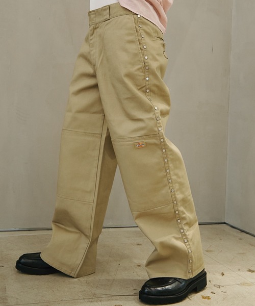 AFB（エーエフビー） チノパン STUDDED WIDE PANTS メンズ レディース