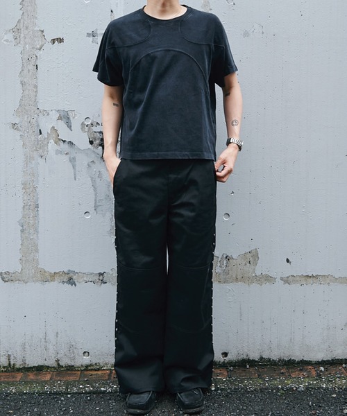 AFB（エーエフビー） チノパン STUDDED WIDE PANTS メンズ レディース