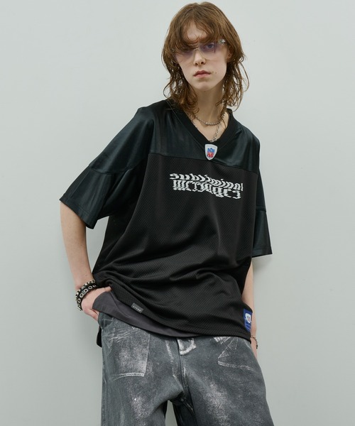「AIVER」 半袖Tシャツ LARGE ダークグレー メンズ_画像4