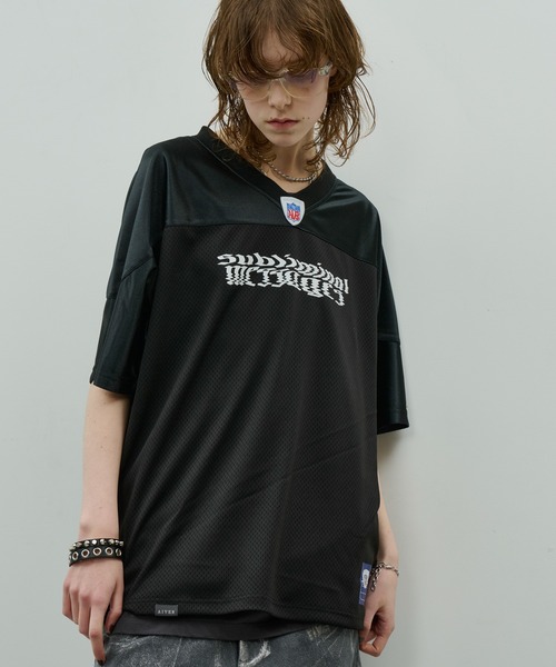 「AIVER」 半袖Tシャツ LARGE ダークグレー メンズ_画像5