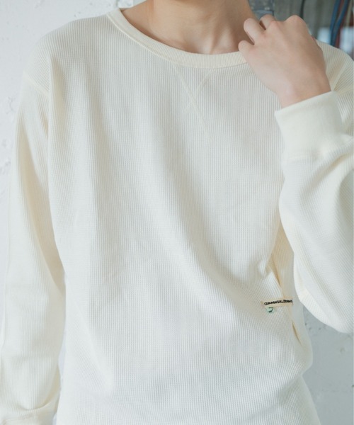 common gull products ワッフル　サーマル ロンT common gull products. tシャツ 片付かないワッフルロンtee レディース