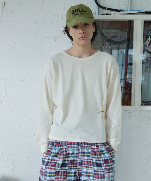 common gull products. tシャツ 片付かないワッフルロンtee レディース