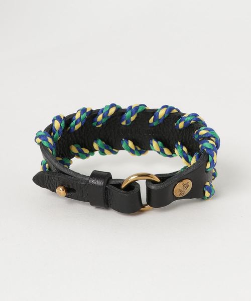 見事な創造力 Bisonte Il ブレスレット Bracelet Leather Original ブレスレット カラー ブラック Reflect Com Pl