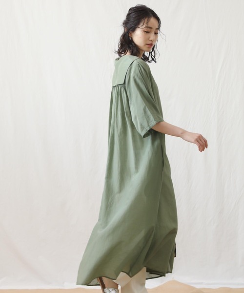 ワンピース シルク混 セーラーカラー ワンピース Zozotown Paypayモール店 通販 Paypayモール