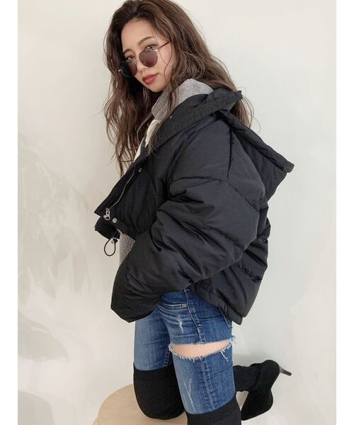 ダウン PayPayモール店 - 通販 - PayPayモール ダウンジャケット back 海外ブランド GYDA backロングショート ライトグレー 新品タグ付き ダウンコート ダウンジャケット