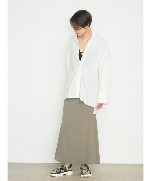 emmi ブラウス シャツ 「emmi atelier」デザインオーバーシャツ