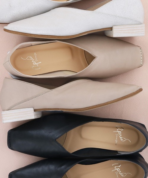 パンプス 撥水│Vカットパンプス　3750327 