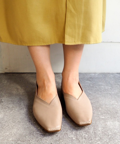 パンプス 撥水│Vカットパンプス　3750327 