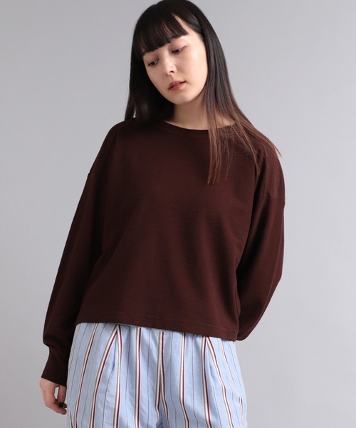 tシャツ M2028 ブロックインレーショートプルオーバー レディース