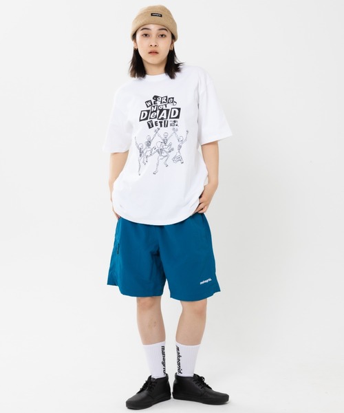 MAHAGRID tシャツ 「mahagrid/マハグリッド」HAPPY SKELETON TEE
