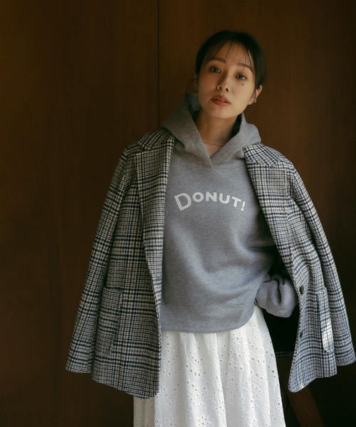 パーカー DONUT!ショートパーカー レディース メンズ パーカー DONUT!ショートパーカー レディース メンズ : ZOZOTOWN