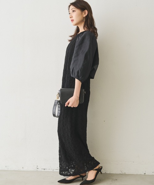 Aunt Marie's（アントマリーズ） ワンピース シアーボレロセットレース