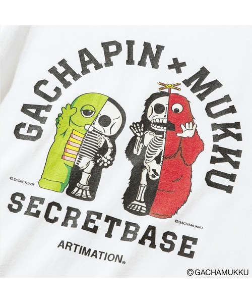 ARTIMATION（アーティメーション） tシャツ 「GACHAPIN ＆ MUKKU X