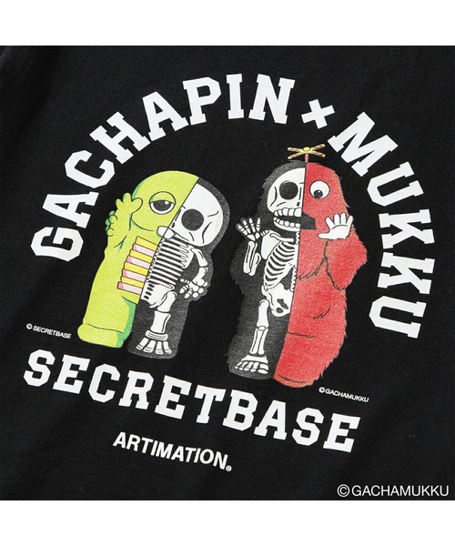 ARTIMATION（アーティメーション） tシャツ 「GACHAPIN ＆ MUKKU X