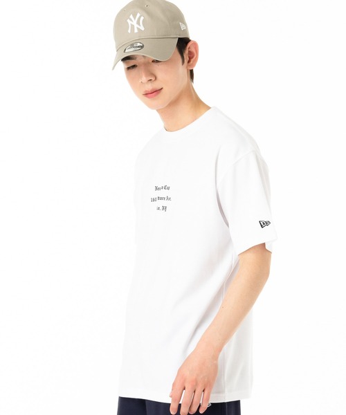 ニューエラ 半袖 パフォーマンス Tシャツ Old English ニューエラ キャップ S/S PERFORMANCE TEE OLD ENGLISH ホワイト