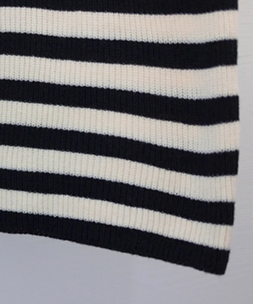 miniministore ワンピース ボーダー ニットワンピース