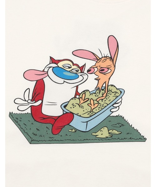tシャツ 「8」「it」「Little sunny bite」Ren ＆ Stimpy tee レディース メンズ Little sunny bite tシャツ 「8」「it」「Little bite」Ren