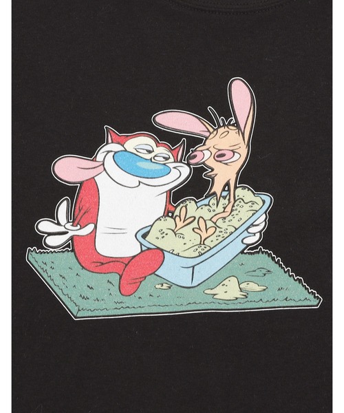 tシャツ /Little sunny bite/Ren ＆ Stimpy tee レディース メンズ Little sunny bite tシャツ 「8」「it」「Little bite」Ren
