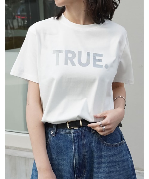 デッサンデモード 新品同様 メタリックTシャツ トップス レディース シルバー系 3 17DCT-175MT 3 Dessin de Mode【デッサン ド モード】 | メタリックTシャツ