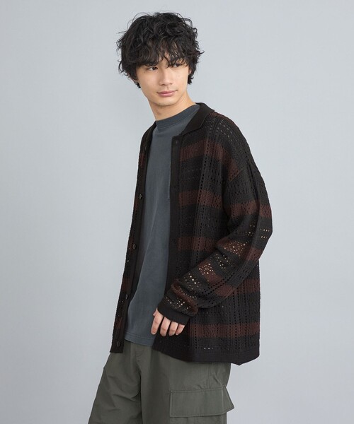 ブラック カーディガン　TOWNCRAFT TOWNCRAFT カーディガン TOWN CRAFT/タウンクラフト 別注