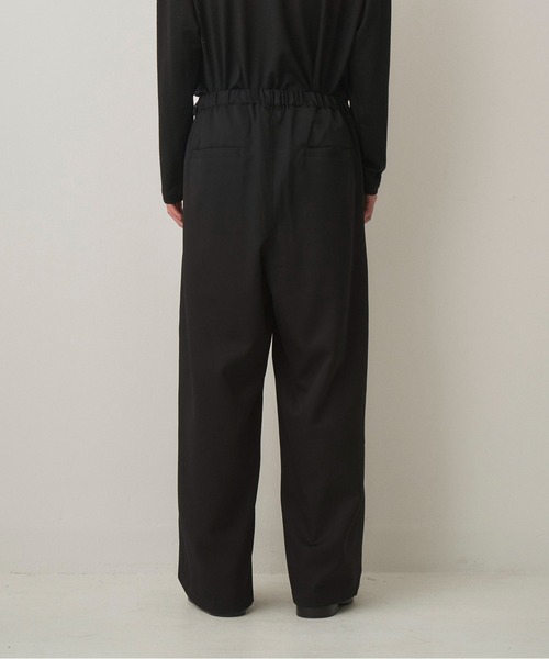 Juha（ユハ） スラックス 2TUCK WIDE EASY PANTS メンズ レディース