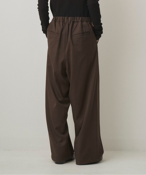 Juha（ユハ） スラックス 2TUCK WIDE EASY PANTS メンズ レディース