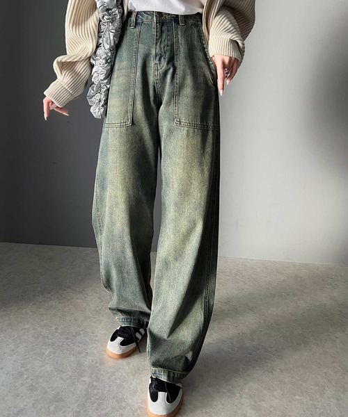 Java ジーンズ デニム デニムパンツ 「JAVAジャバコラボ」ゆるっと旬な  