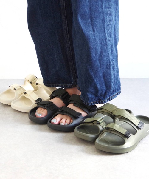 MEI（メイ） サンダル ダブルベルトサンダル レディース「241021