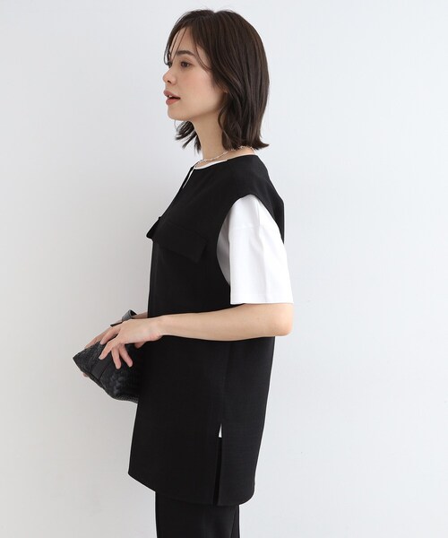 INDIVI（インディヴィ） ブラウス シャツ 「洗える／日本製／SETUP可能