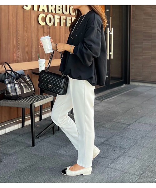 Emma Taylor tシャツ スパークルスウェットバルーンヘムプル
