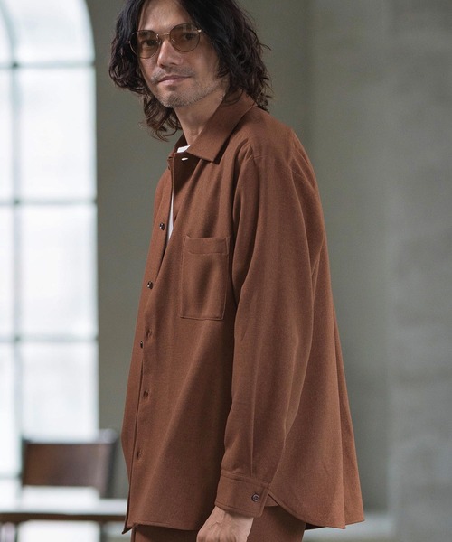 CAMBIO（カンビオ） シャツ ms5775- ウールライクイージーケア