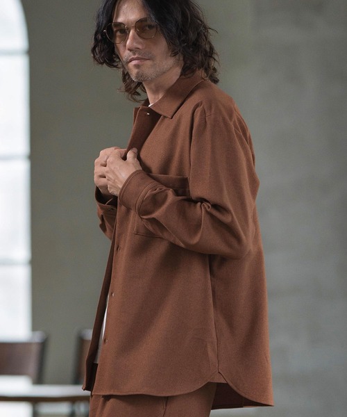 CAMBIO（カンビオ） シャツ ms5775- ウールライクイージーケア