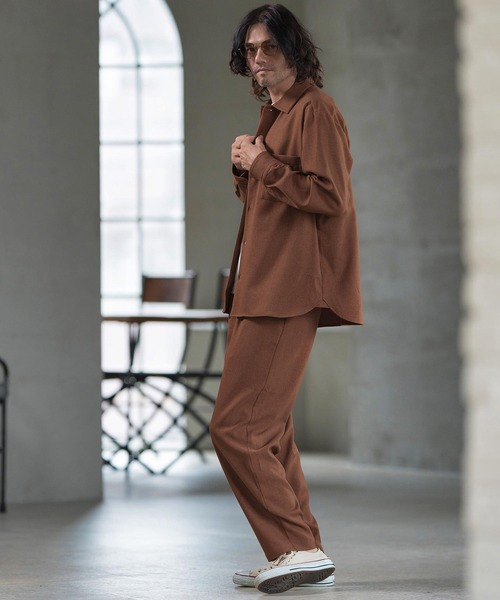 CAMBIO（カンビオ） シャツ ms5775- ウールライクイージーケア