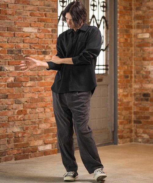 CAMBIO（カンビオ） シャツ ms5775- ウールライクイージーケア