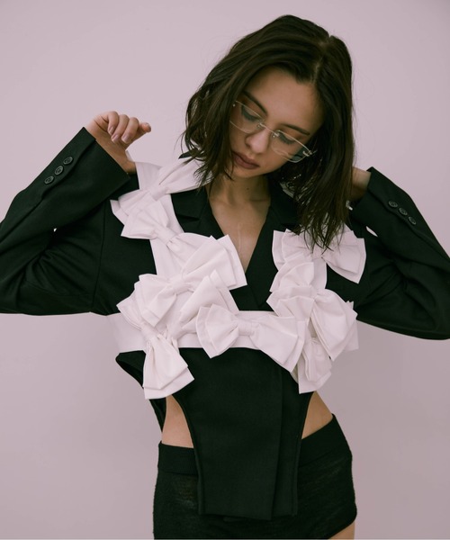 Carmelo ベスト ジレ Ribbon harness / リボンハーネス