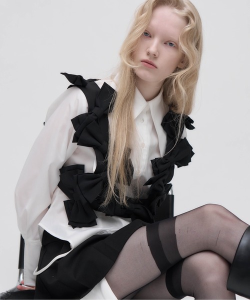 Carmelo Ribbon harness リボンハーネス ブラック Carmelo ベスト ジレ Ribbon Harness / リボンハーネスベスト