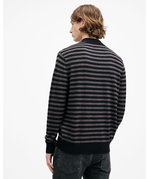 ALLSAINTS（オールセインツ） セーター ニット ANDI MOCK NECK STRIPED