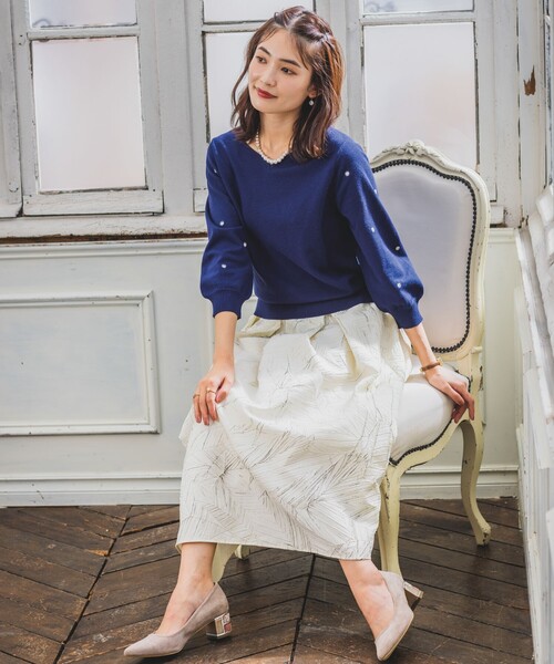 ITS'DEMO（イッツデモ） ニット セーター 「手洗い可」マーガレット