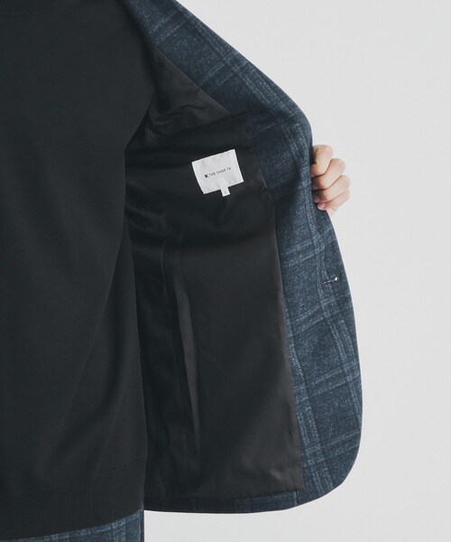THE SHOP TK ジャケット テーラードジャケット 起毛TRジャージ