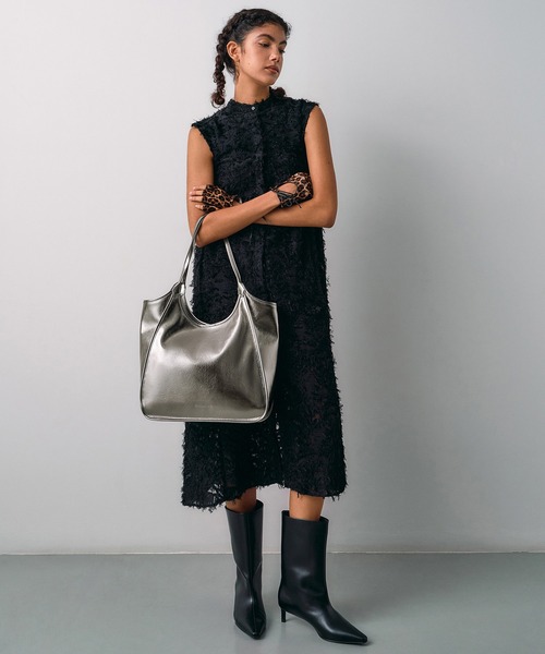 CHARLES ＆ KEITH トートバッグ Sianna シアンナ クリンクル