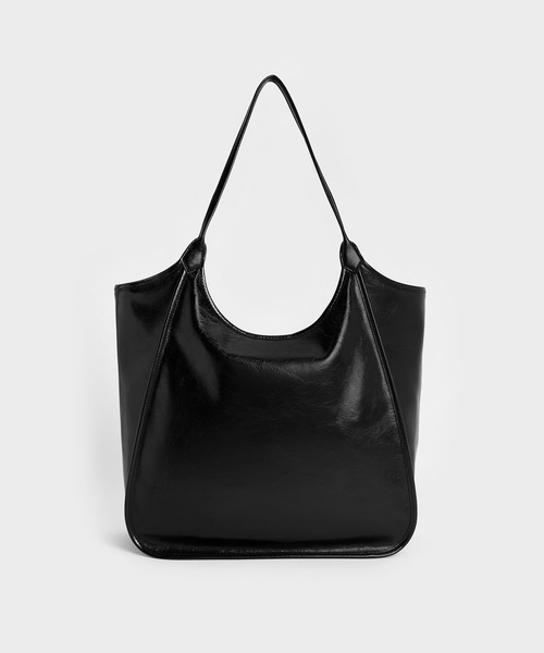 とまとさん専用 CHARLES ＆ KEITH トートバッグ Sianna シアンナ クリンクル