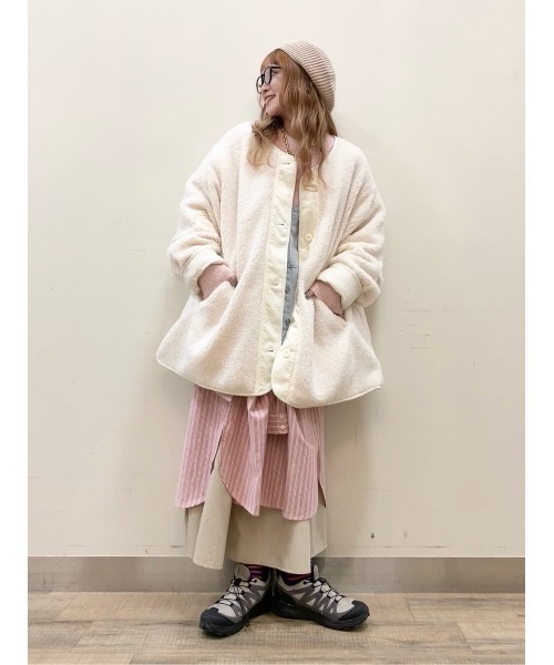EMERY ROSE レオパード ペイズリー ナイロンジャケット EMERY ROSE レオパード ペイズリー ナイロンジャケット