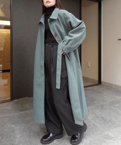 CORNERS（コーナーズ） ステンカラーコート コート ベルト付き