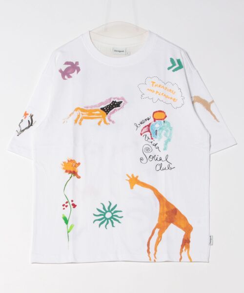 Desigual（デシグアル） tシャツ ROC Tシャツショートスリーブ メンズ