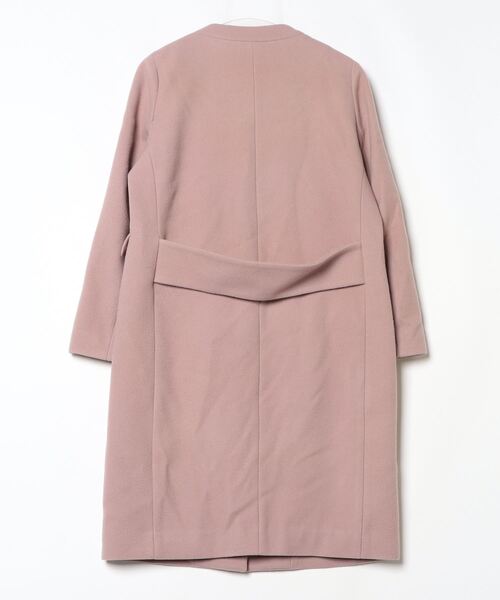 IENA IENA SLOBE イエナ コート ピンク イエナスローブ ウール Vネック