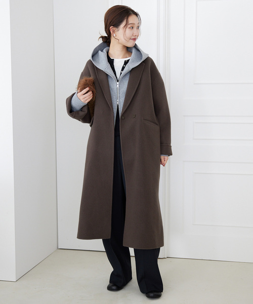 SLOBE IENA（スローブイエナ） チェスターコート 36 ネイビー