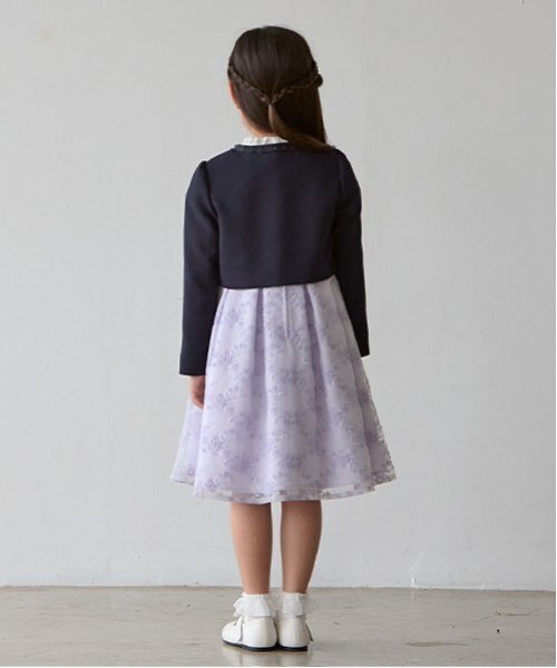 petit main フォーマル 発表会 卒園式 入学式 レースOP＋ノーカラーJK